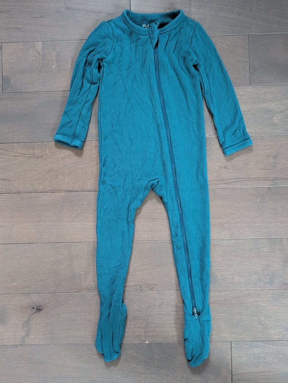 Kyte Baby 12-18 Months Zippered Ribbed Footie in Loch